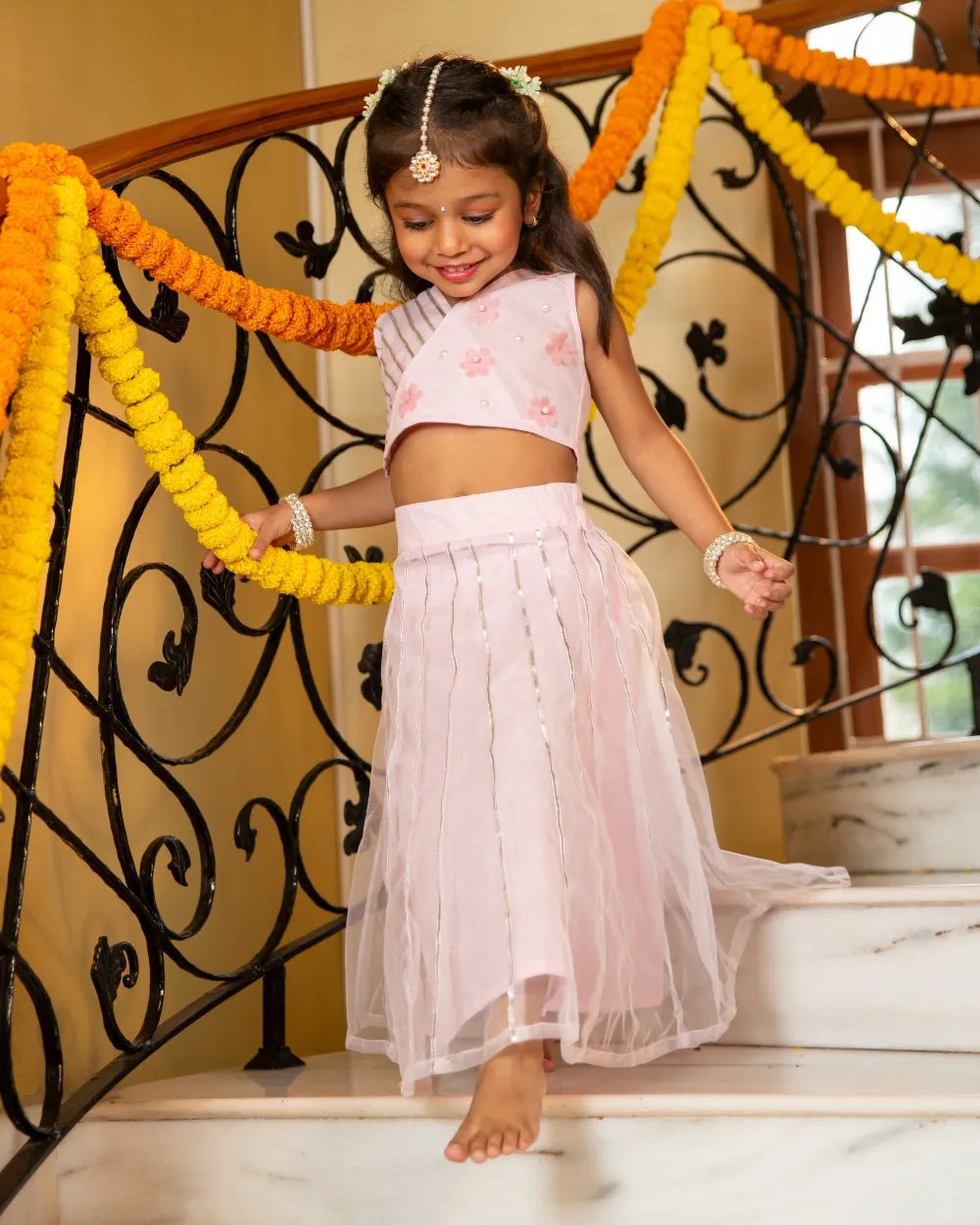 Mishri Organza Lehenga Set