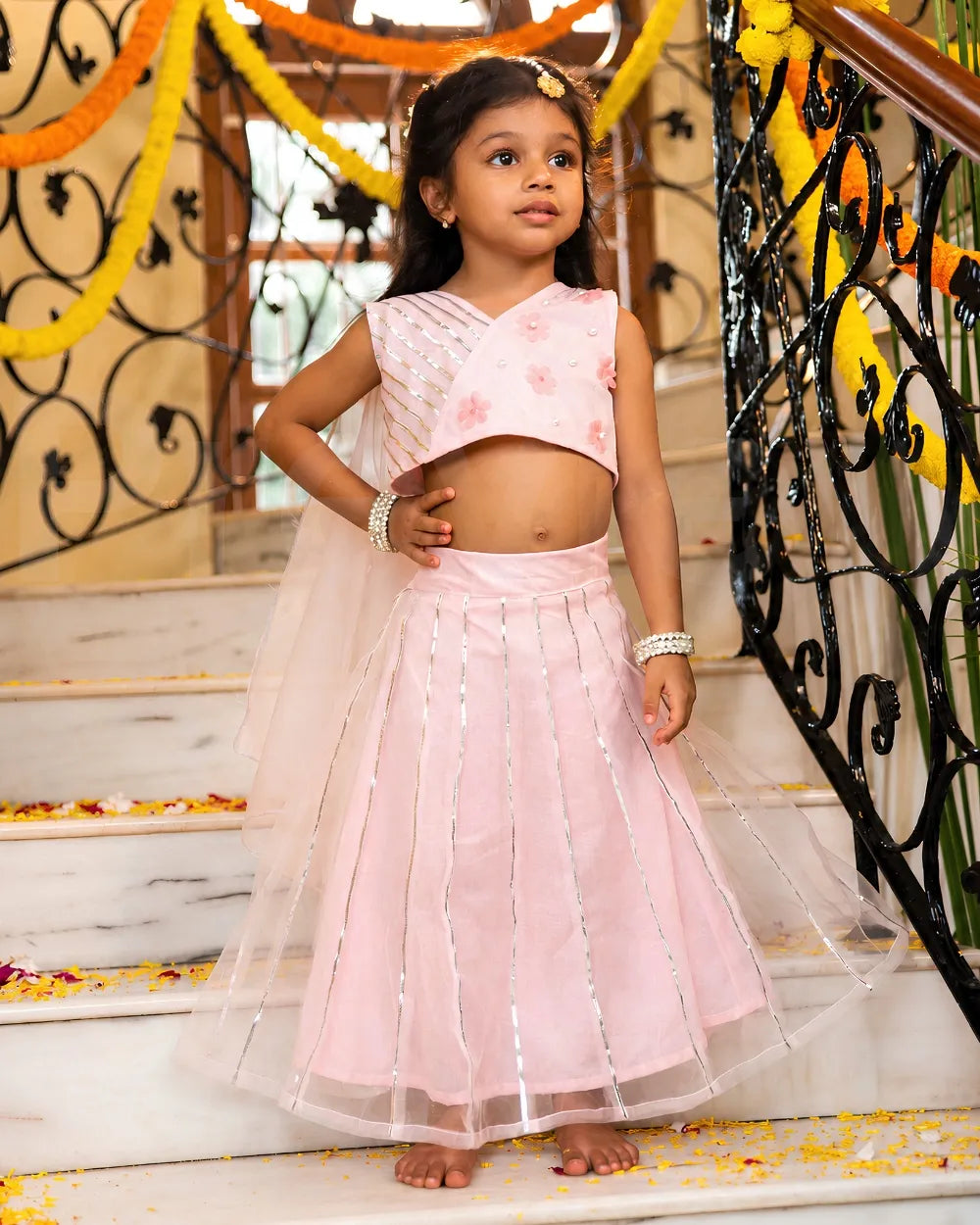 Mishri Organza Lehenga Set